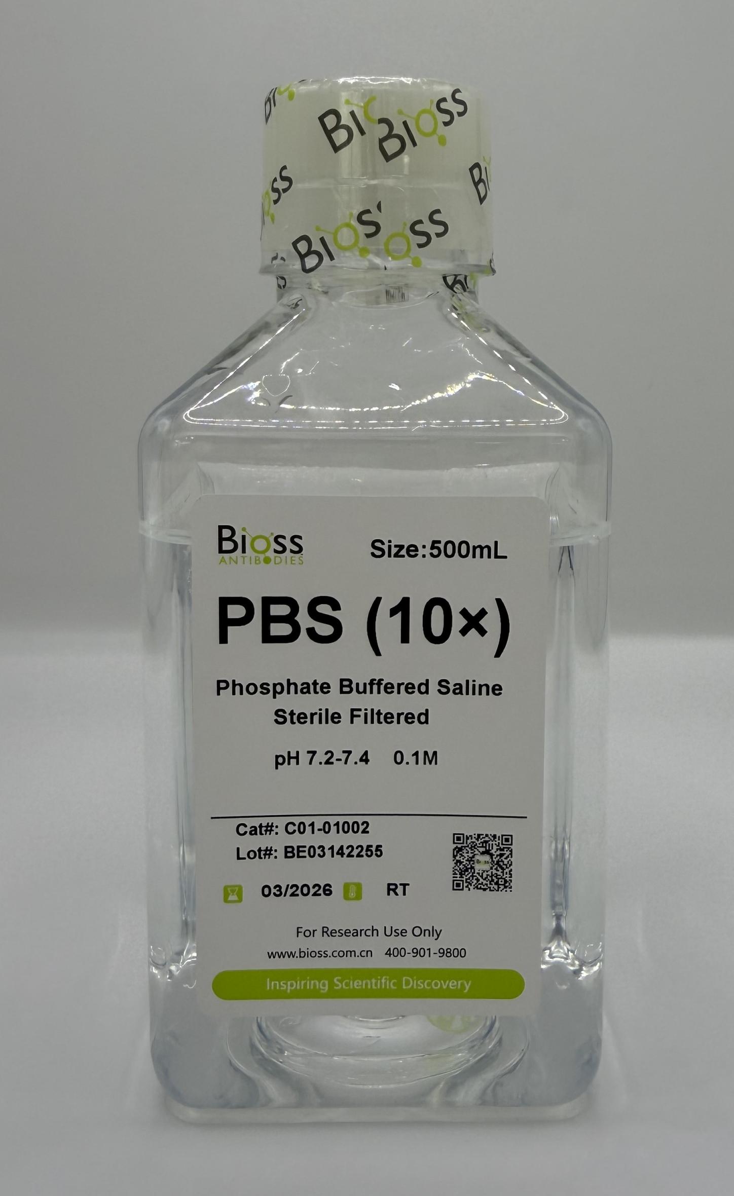 10×PBS缓冲液 (pH7.2- 7.4)